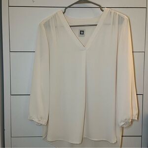 Anne Klein Cream Blouse
